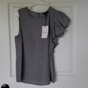 NWT Who What Wear Seersucker Tank